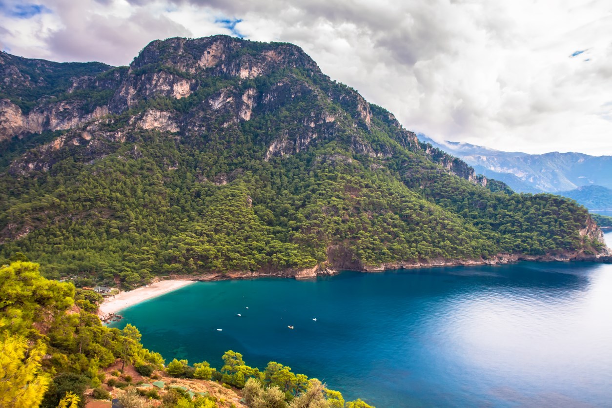 kabak koyu yukarıdan çekilmiş panaromik fotoğraf