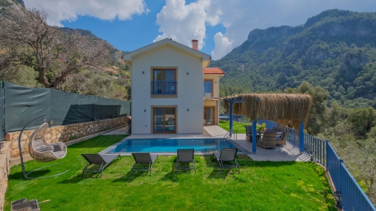 Villa Heva – Faralya Kirme Kiralık Saunalı ve Jakuzili 2+1 Villa