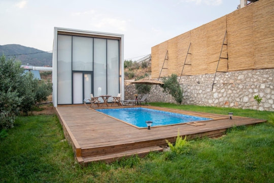fethiye özel havuzlu muhafazakar art bungalov