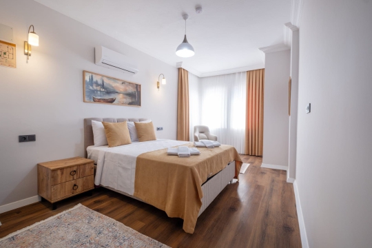 Fethiye Patlangıç Han Apart 2 çift kişilik yatak odası