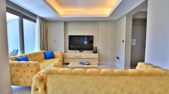 Fethiye Ovacık Villa Fatih geniş ve ferah yaşam alanı