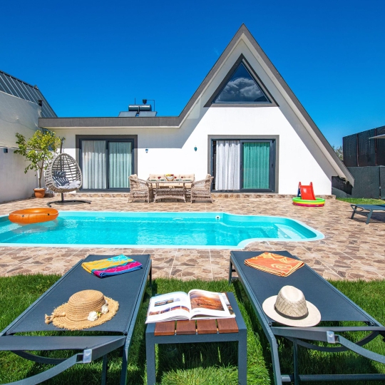 Ovacıkta bulunan Bungalov huzurlu tatil görüntüsü