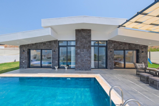 fethiye özel havuzlu villa manzara