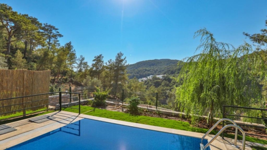 fethiye ölüdenizde doğa manzaralı villa zakkum 2