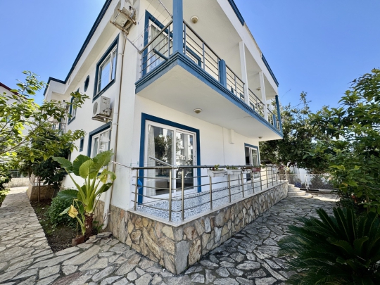 fethiye merkezde deniz manzaralı 2+1 olan etap apart 4 e ait dış cephe görüntüsü  