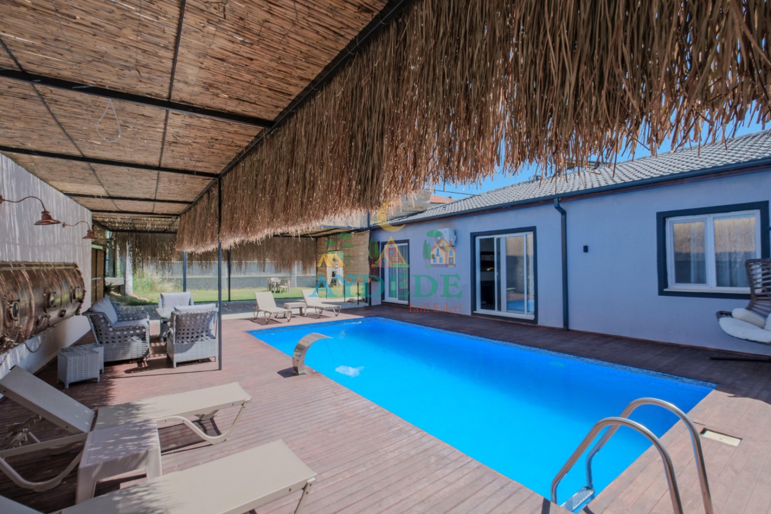 Fethiye Eldirek özel havuzlu Villa Begonvil 2 dış görünüm