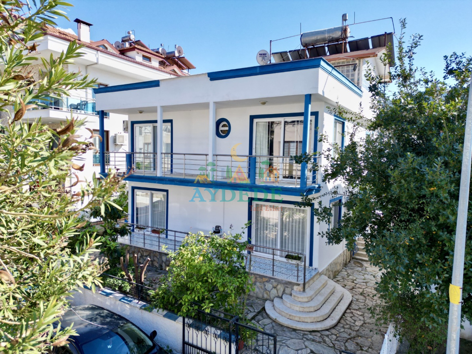 fethiye merkezde restaurantlara çok yakın etap apart 3 dış görünümü