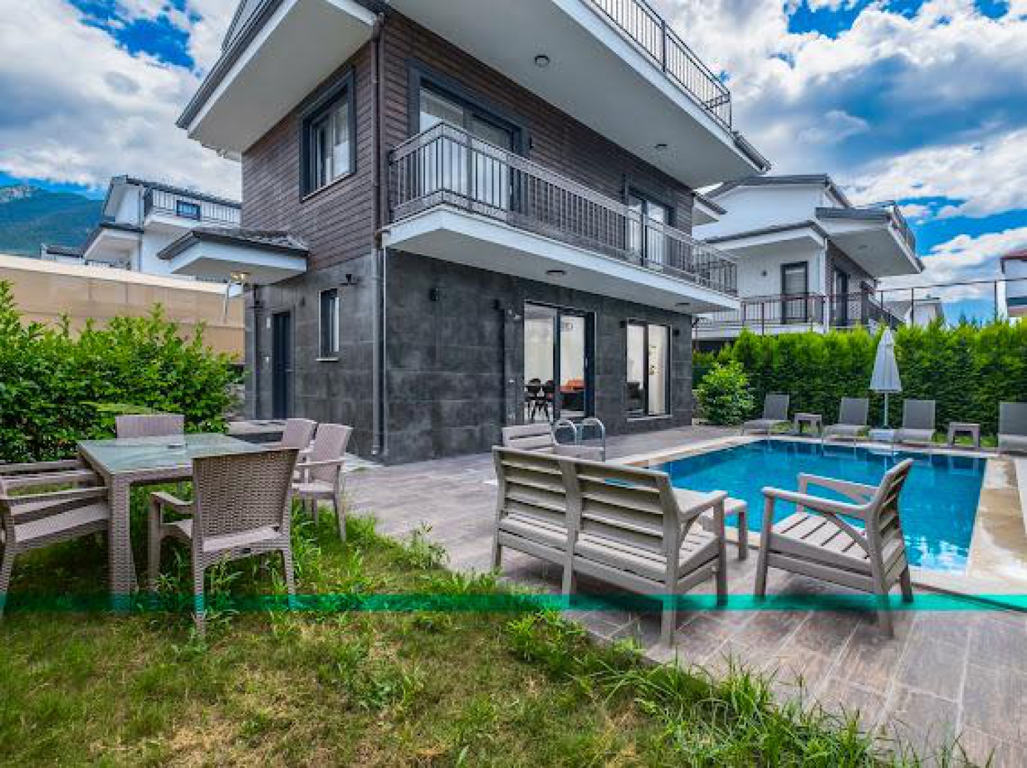 Merkezde kiralık Villa Çisem 3 dış görünüm